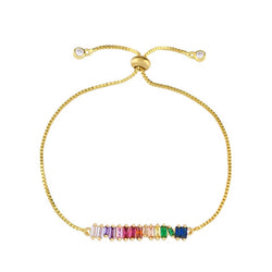 Rainbow Bar Bracelet