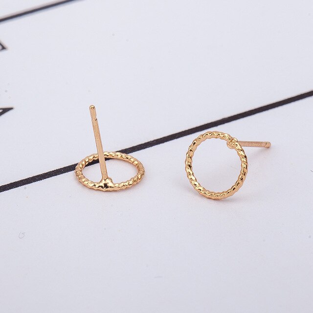 Small Circle Earrings