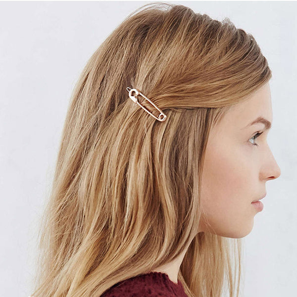 Safety Pin Hair Clip