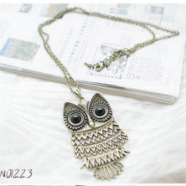 Vintage Ancient Owl Necklace