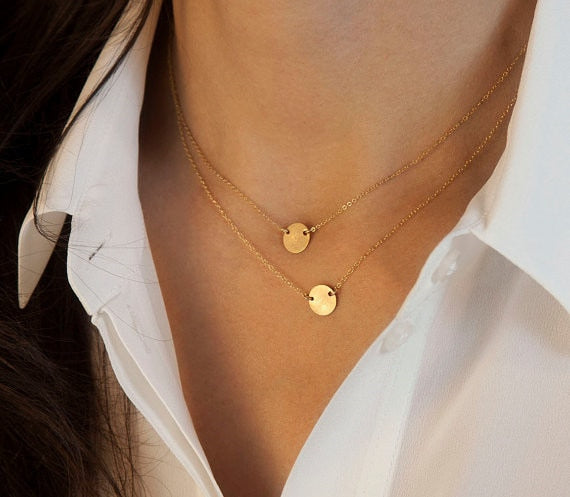 Cute Round Coin Choker