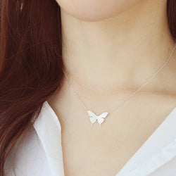 Sterling Butterfly Necklace