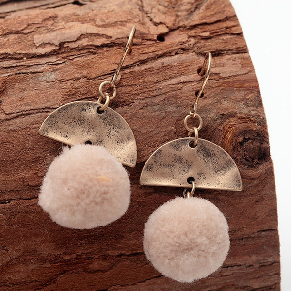 Delicate Ball Drop Earrings