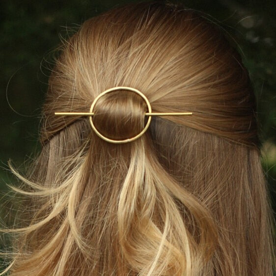 Vintage Wheel Hair Clip