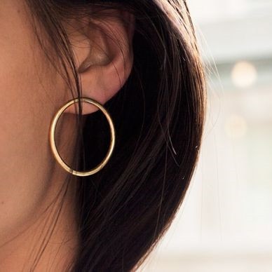 Delicate Round Earrings