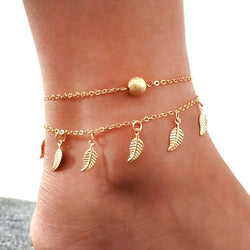 Summer Leaves Anklet