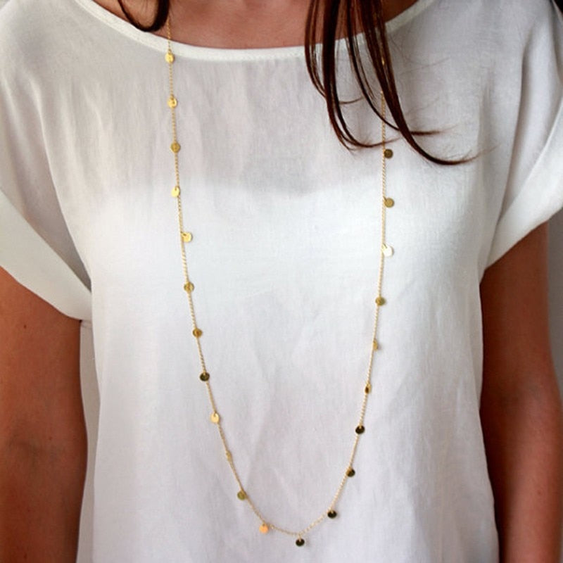 Long Sequin Necklace